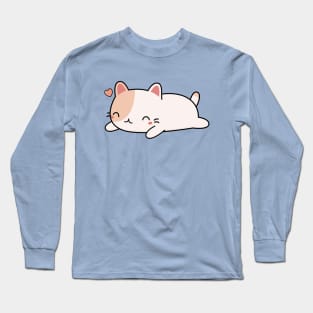 Super Lazy Kawaii Cat Long Sleeve T-Shirt